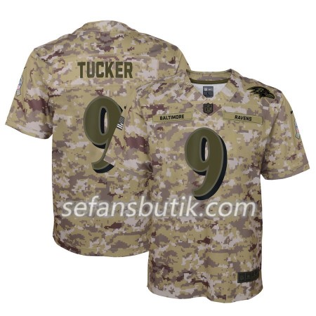 Baltimore Ravens Tröjor Justin Tucker 9 Nike Salute to Service - Herr Baltimore Ravens Tröjor Justin Tucker 9 Nike Salute to Service - Herr